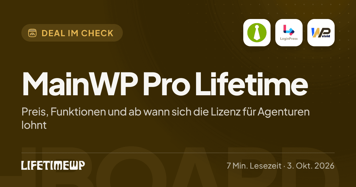 Titelbild: MainWP Pro Lifetime: Preis, Funktionen und ab wann sich die Lizenz für Agenturen lohnt